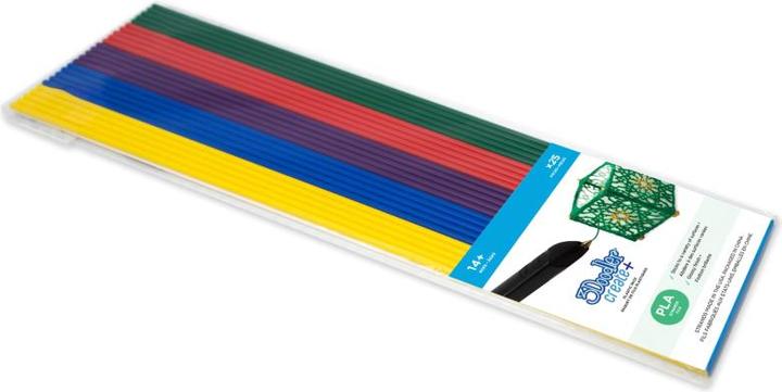 Produktbild 3Doodler CREATE FILAMENT PLA 5 COLORS PL-MIXNEW2 Polyacticsäure (PLA),, Violett (PLA, ABS, 3 mm, 2 g, Mehrfarbig)