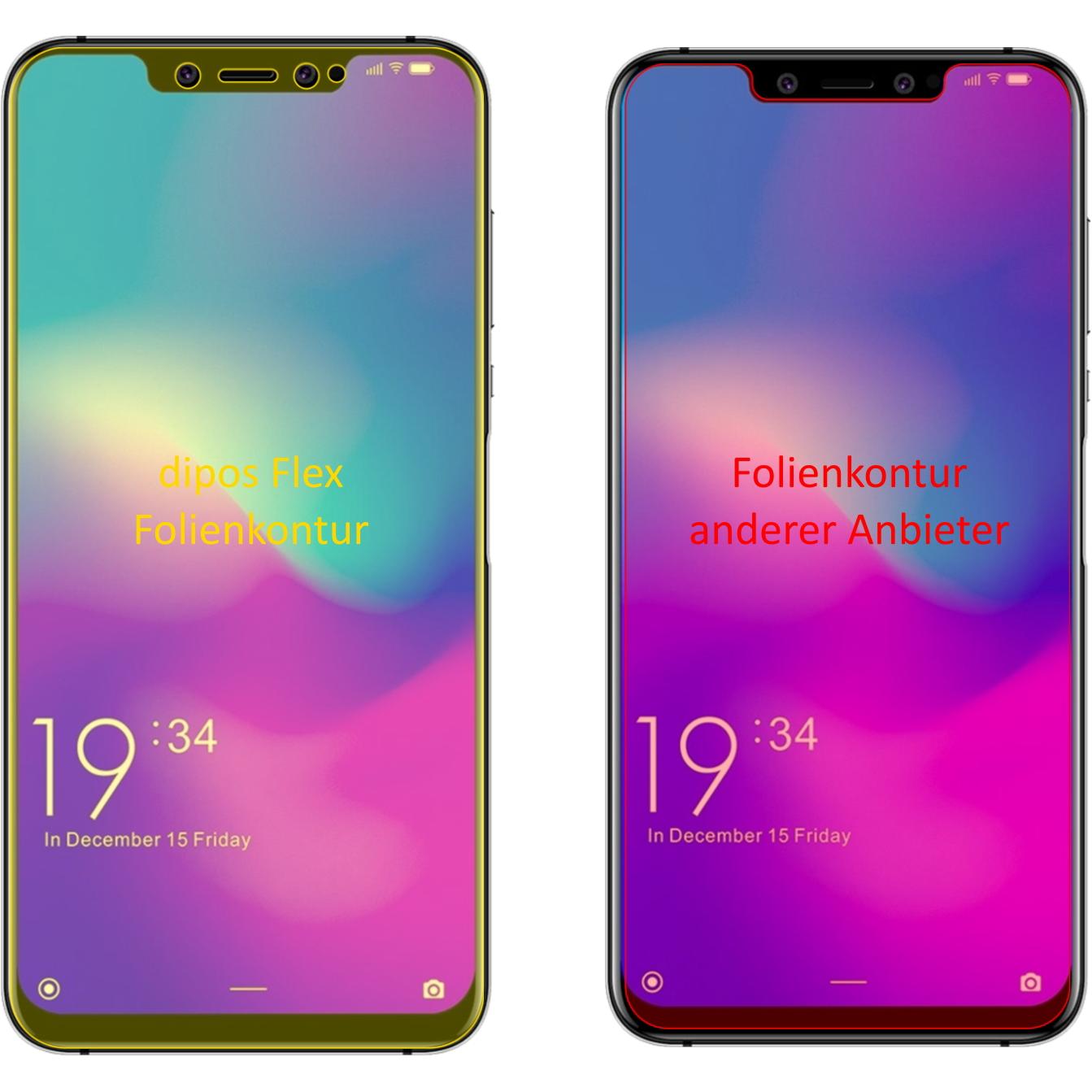 Thumbnail - Dipos Displayschutzfolie Full-Cover 3D (3 Stück, Elephone A5), Smartphone Schutzfolie, Transparent