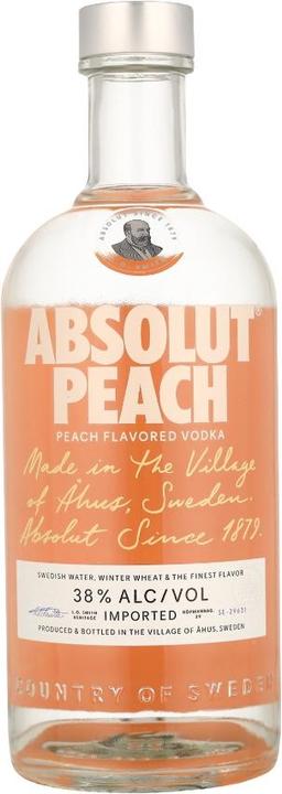Actual product image Absolut Peach 38% Vol. 0,7l (1 x 70 cl)