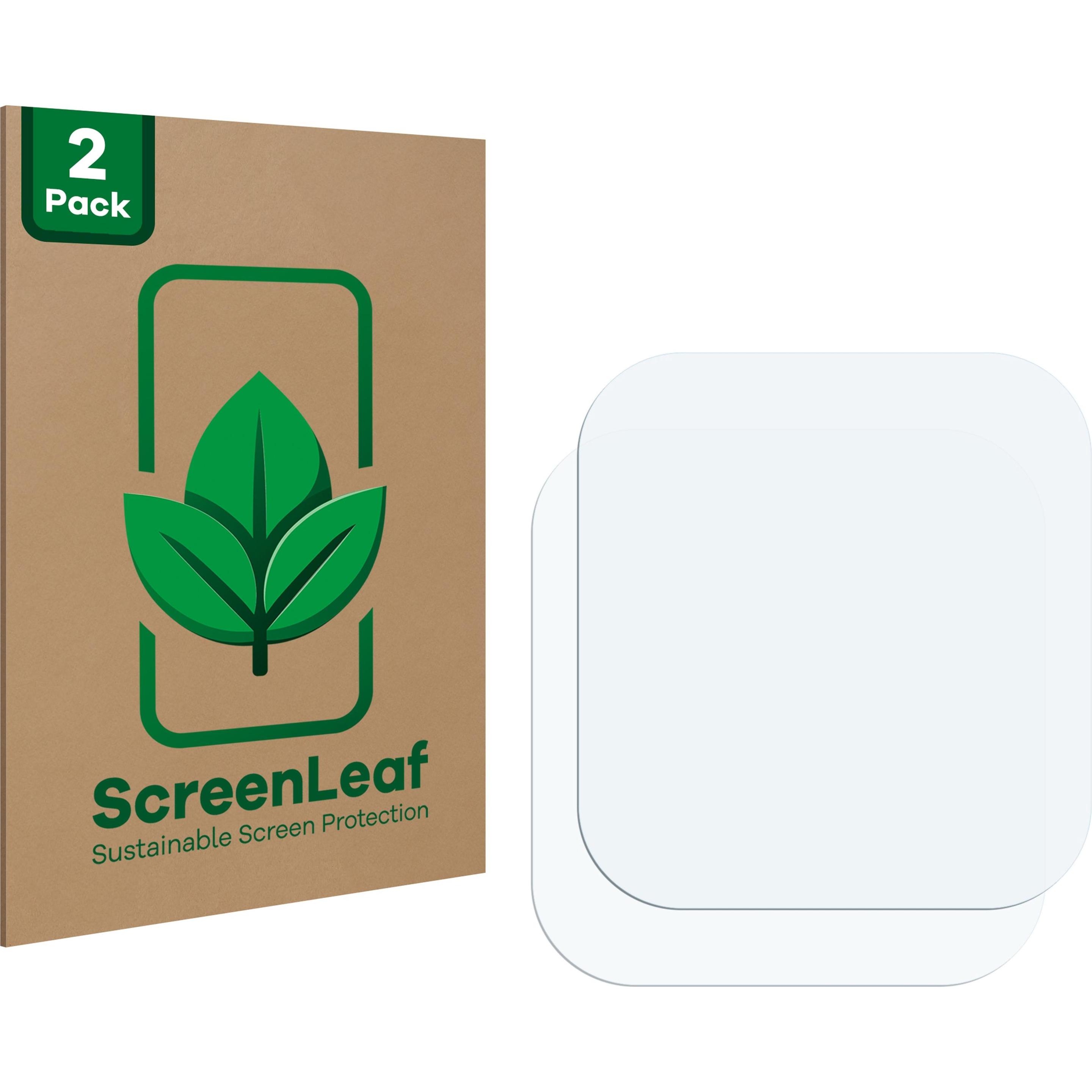 ScreenLeaf Schutzfolie nachhaltiger Displayschutz Display Schutz Folie Klar Transparent, Smartwatch Schutzfolie, Transpa...