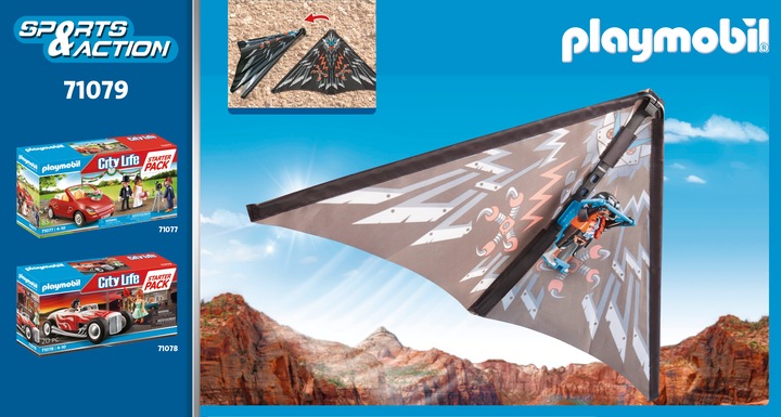 Produktbild Playmobil Starter Pack Drachenflieger (71079, Playmobil Sports & Action)