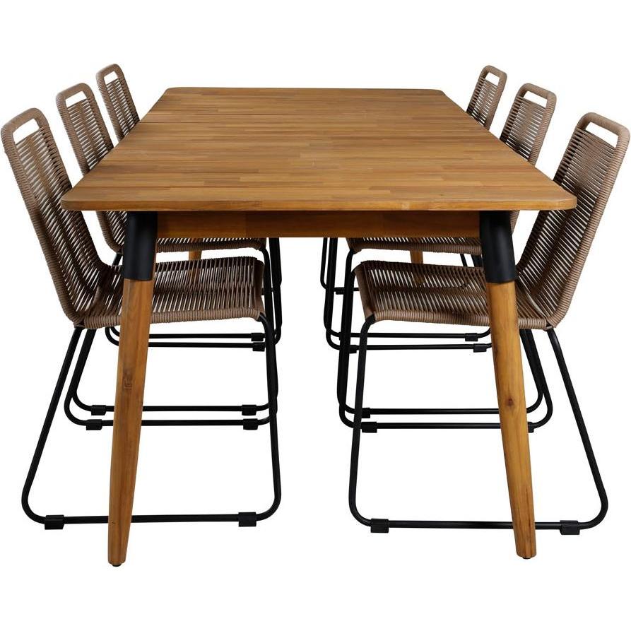 Thumbnail - Ebuy24, Gartentisch + Balkontisch, Gartenmöbel-Set Julian (210 cm)