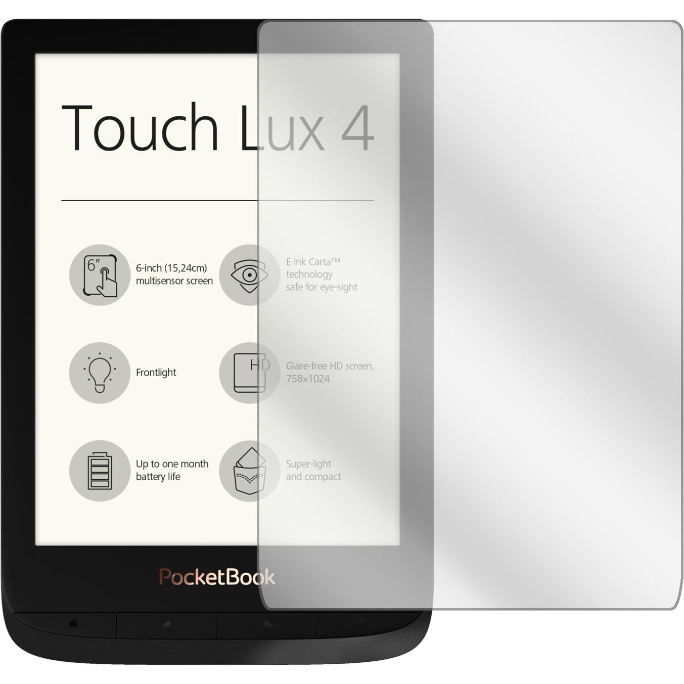 Thumbnail - Dipos Displayschutzfolie Crystalclear (2 Stück, Touch Lux 4), Tablet Schutzfolie