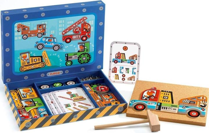 Actual product image Djeco Tap Tap Fahrzeuge (Multilingual)