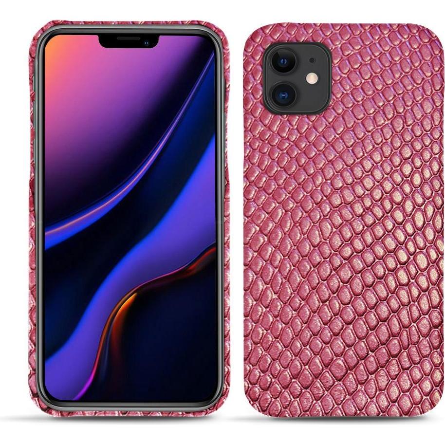 Noreve Lederschutzhülle (Apple iPhone 11), Smartphone Hülle, Rosa