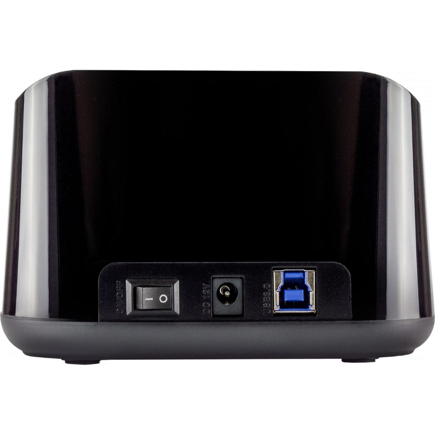 Fantec DS-X2U3-Glanz - Bis zu 2x 6,35cm 2,5Zoll und/oder bis zu 8,89cm 2x 3,5Zoll SATA HDD Klon &... (3.5", 2.5"), Festp...