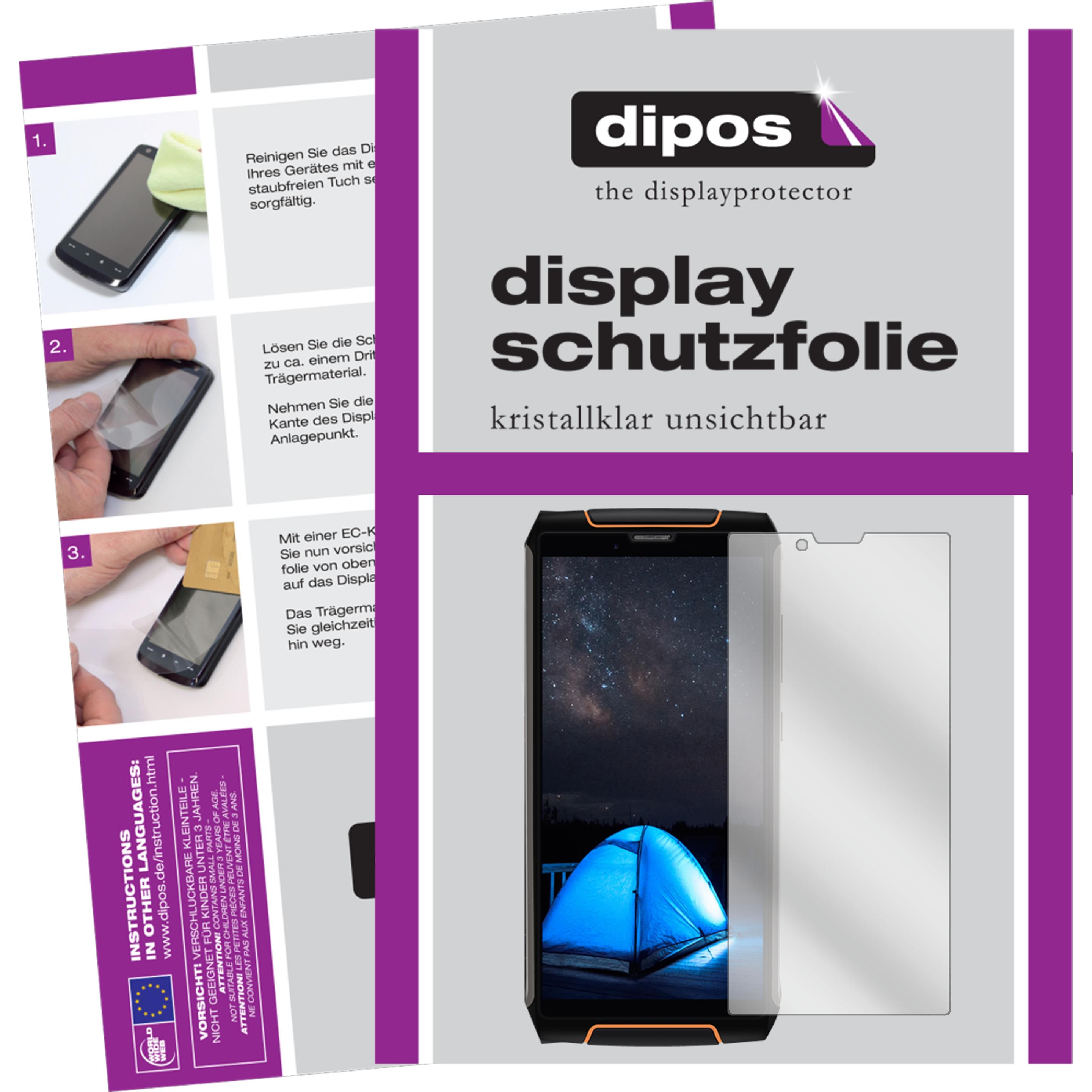 Thumbnail - Dipos Displayschutzfolie Crystalclear (1 Stück, Cubot King Kong 3), Smartphone Schutzfolie, Transparent