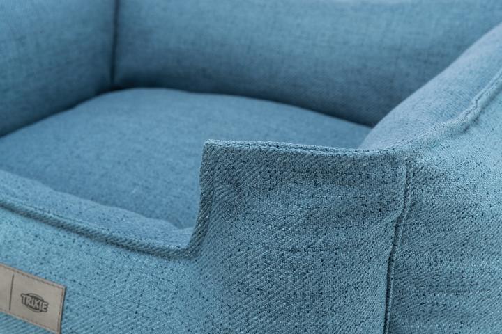 Actual product image Trixie Talis bed, square, 100 × 70 cm, blue (Dog)