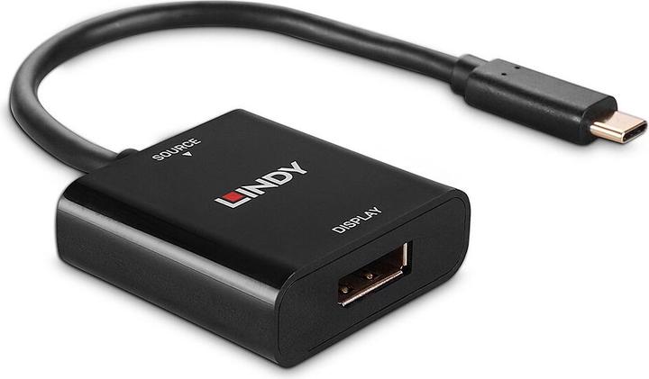 Produktbild Lindy Konverter USB Typ C auf DisplayPort 4K144 (USB Typ-C, 4.50 cm)