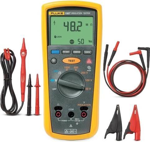 Produktbild Fluke Isolationsmessgerät 1507 50 V, 100 V, 25 (CAT IV 600V)