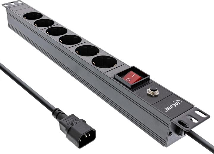 Actual product image InLine 19" power strip