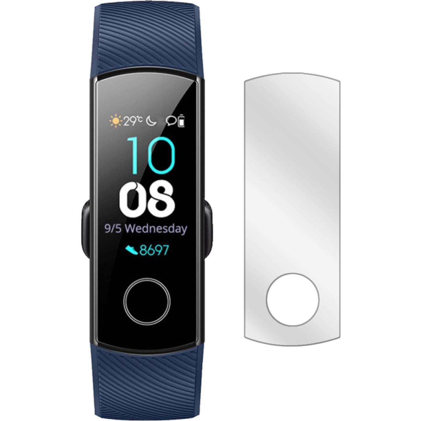 Dipos Displayschutzfolie Crystalclear, Smartwatch Schutzfolie, Transparent