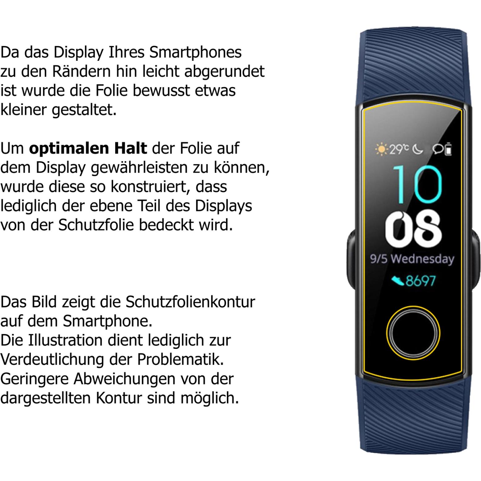 Thumbnail - Dipos Displayschutzfolie Antireflex, Smartwatch Schutzfolie, Transparent