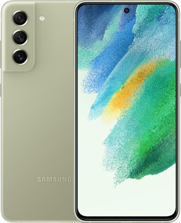 Samsung Galaxy S21 FE 5G (128 Go, Olive, 6.40", Double SIM, 12 Mpx, 5G)