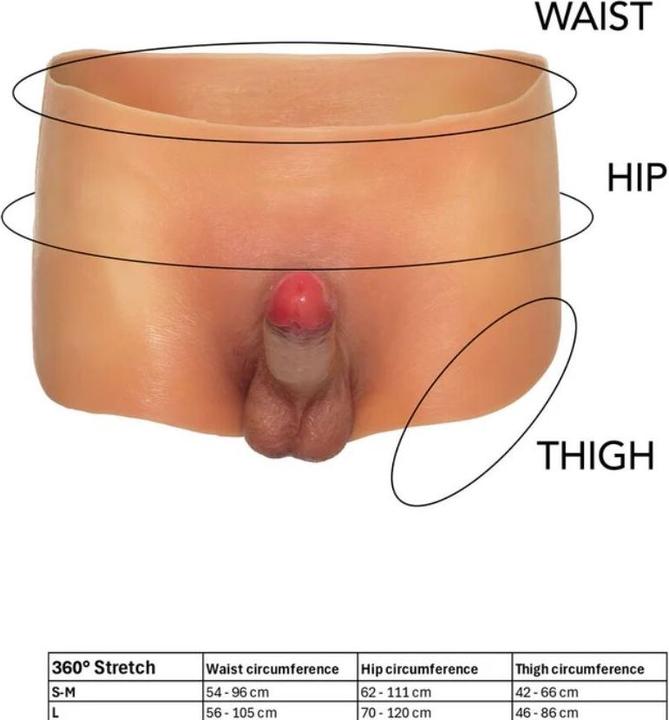 Image du produit Hidden Desire Alter Ego Boxershot Avec Pénis 18 cm Taille S/M (M, S)