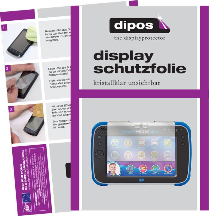 Produktbild Dipos Displayschutzfolie Crystalclear (2 Stück, Storio Max XL 2.0)