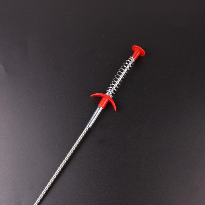 Produktbild König Design Abflussreiniger Rohrbürste Abflussfrei Rohr Abfluss Siphon Bürste Spirale Haare (1 Stk.)