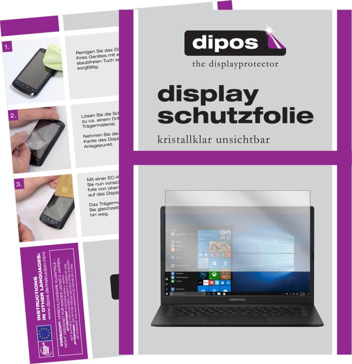 Produktbild Dipos Displayschutzfolie Crystalclear (14", 16 : 9)