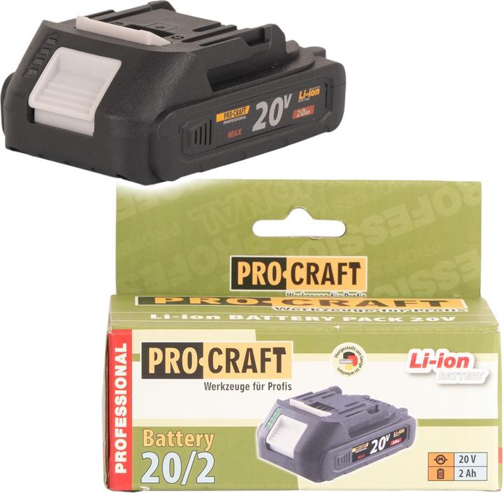 Produktbild Avacom Procraft 20/2A Akku 20 V 2,0 Ah / 2000 mAh Li-ion (20 V)