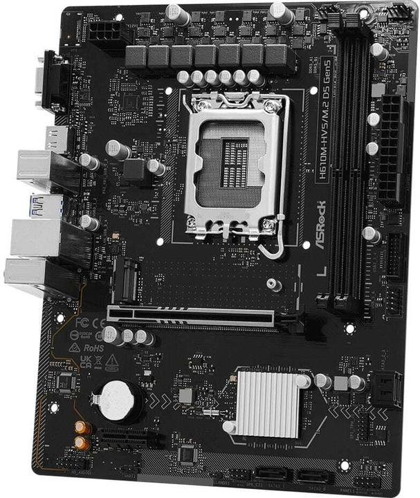 Immagine prodotto AsRock MB Intel 1700 H610M-HVS/M.2 D5 GEN5 (LGA 1700, Intel H610, mATX)