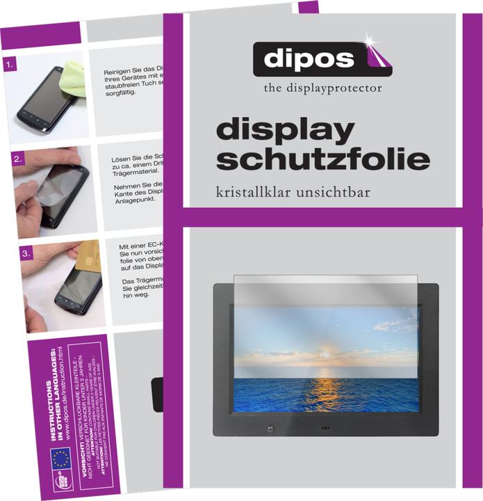 Produktbild Dipos Displayschutzfolie Crystalclear (2 Stück, DPF 10B1)