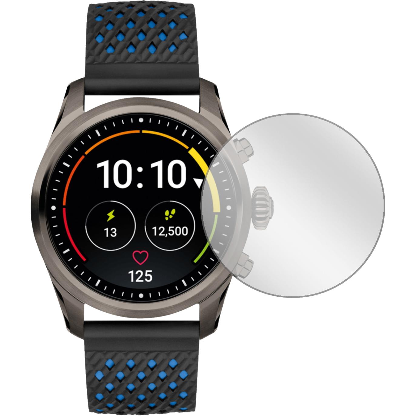 Dipos Displayschutzfolie Crystalclear, Smartwatch Schutzfolie, Transparent