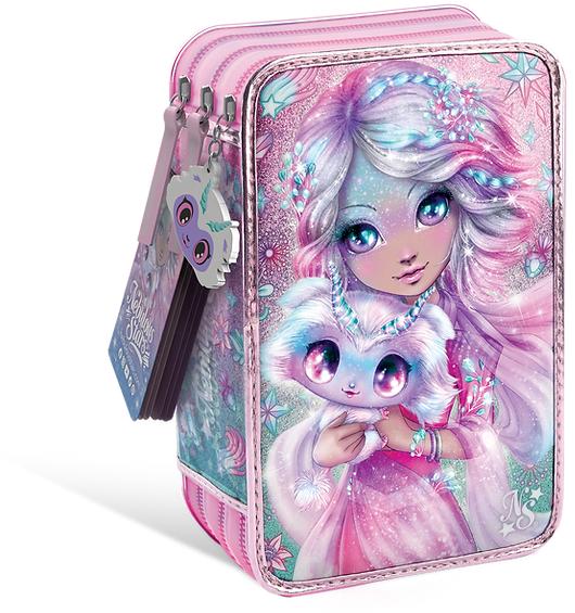 Actual product image Toynamics 3 compartment pencil case