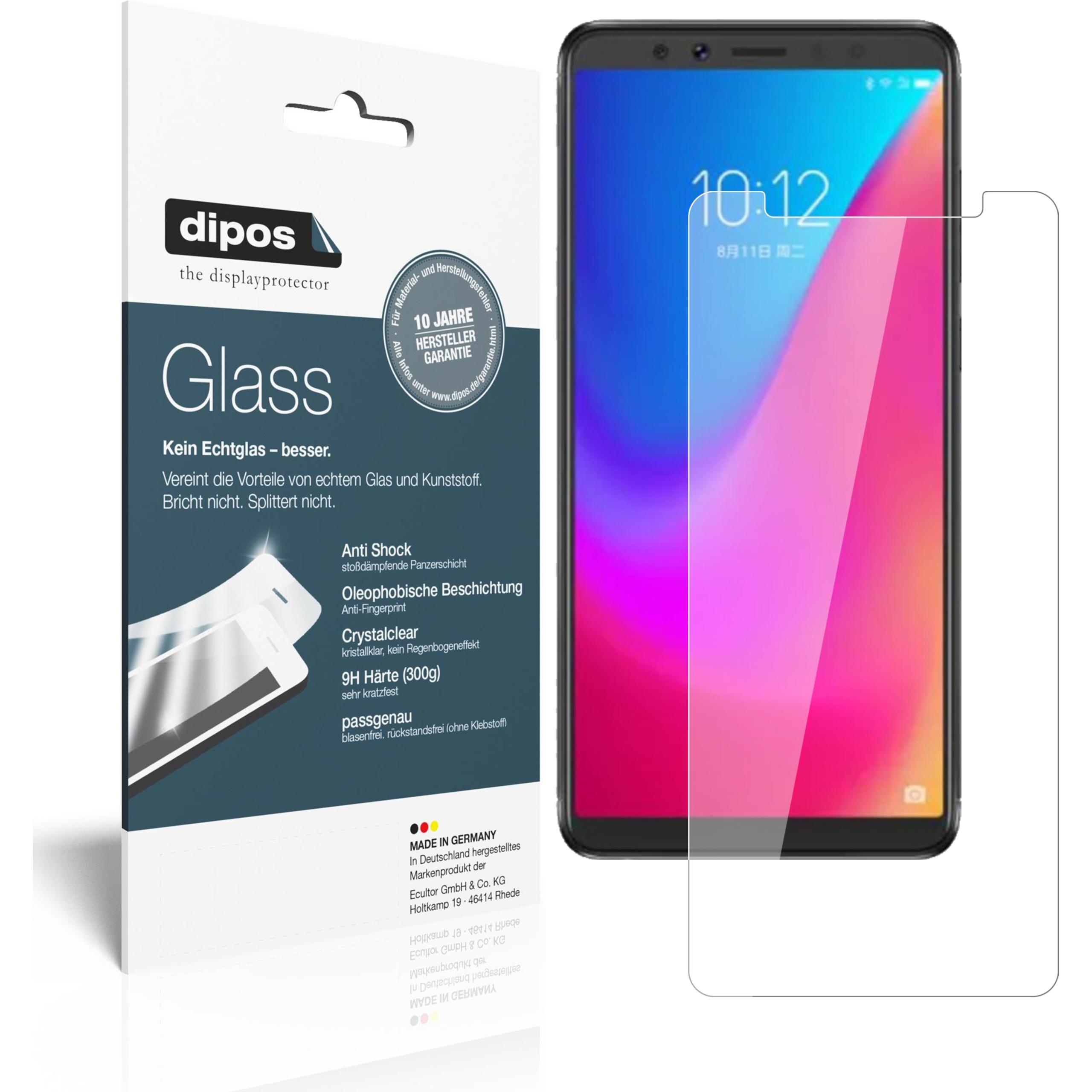 Dipos Displayschutz Anti-Shock (1 Stück, Lenovo K5 Pro), Smartphone Schutzfolie, Transparent