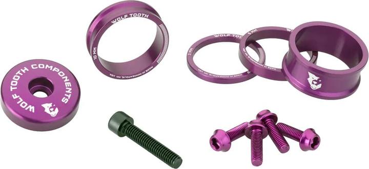 Productafbeelding Wolf Tooth Anodized Bling Kit, ultraviolet purple