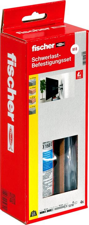 Produktbild Fischer Schwerlastbef.Set 150 C SBS Set M8 (Silver, 150 ml)