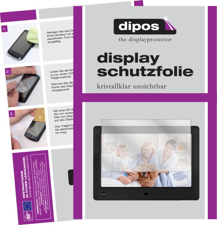 Produktbild Dipos Displayschutzfolie Crystalclear (2 Stück, DPF 8A2)