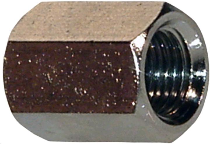 Prebena Manicotto in ottone nichelato 2x filettatura interna 12