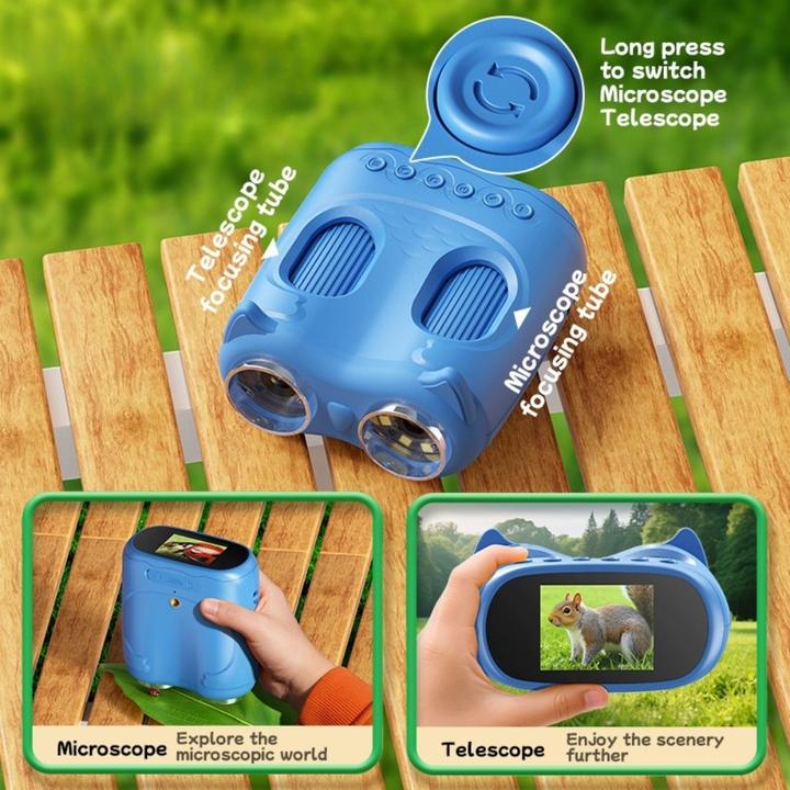 Image du produit Kama 2-in-1 digitales Teleskop & Mikroskop für Kinder