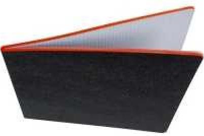 Actual product image Ingold-Biwa Oilcloth booklet (A5, Checked, Hardcover)