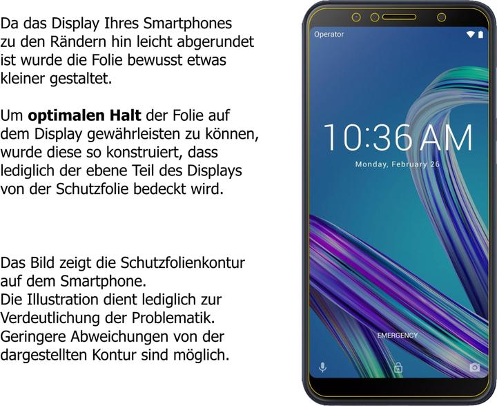 Produktbild Dipos Displayschutz Anti-Shock (2 Stk., Asus Zenfone Max (M1))