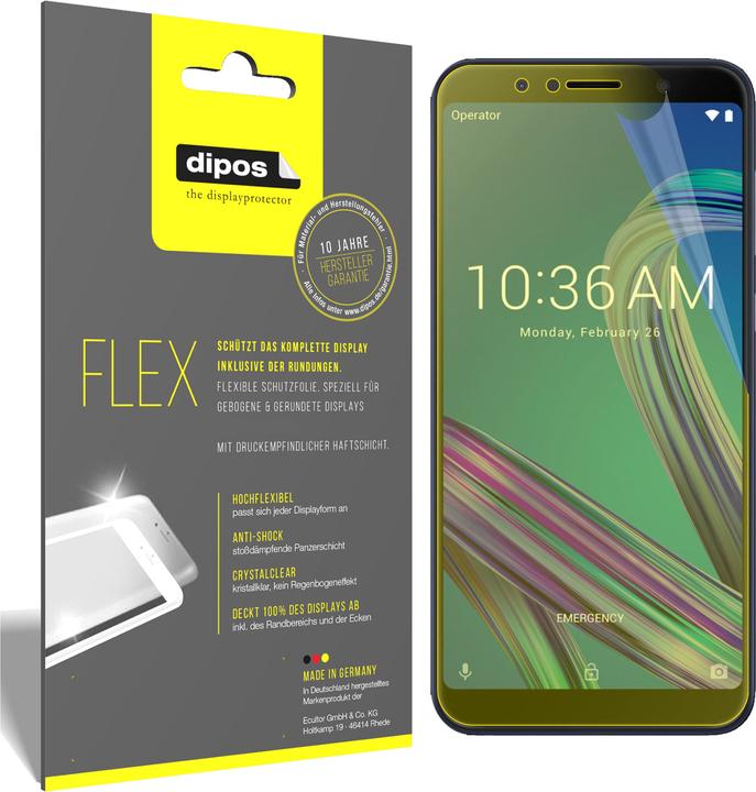 2x Pellicola per Asus ZenFone Max (M2) Protettiva Protezione Cristallo