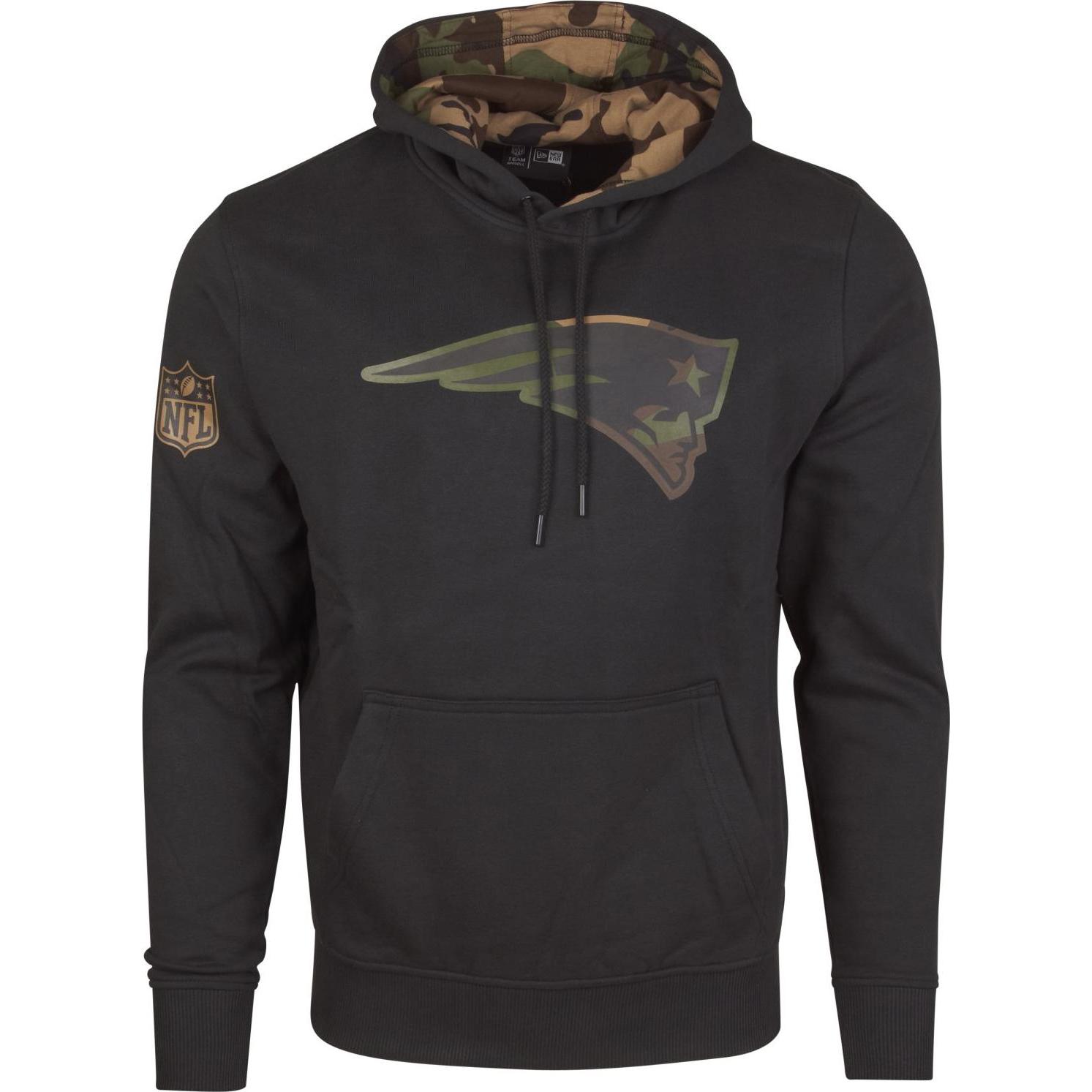 New Era, Herren, Pullover, NFL New England Patriots, Schwarz, (XS)