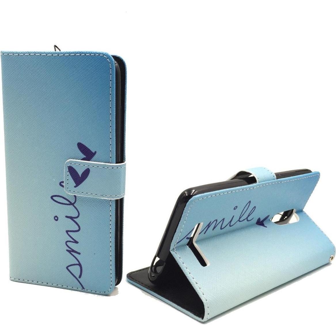 Thumbnail - König Design Schutz Hülle für Xiaomi Redmi Note 3 Smile Blau Tasche Case Cover + 1 Panzer Schutz Glas (Xiaomi Redmi Note...