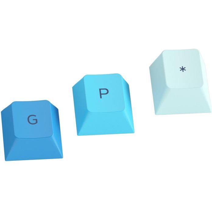 Thumbnail - Glorious PC Gaming Race GPBT Keycaps - 115 PBT Tastenkappen, ISO, NO-Layout, Caribbean, Keycaps, Blau