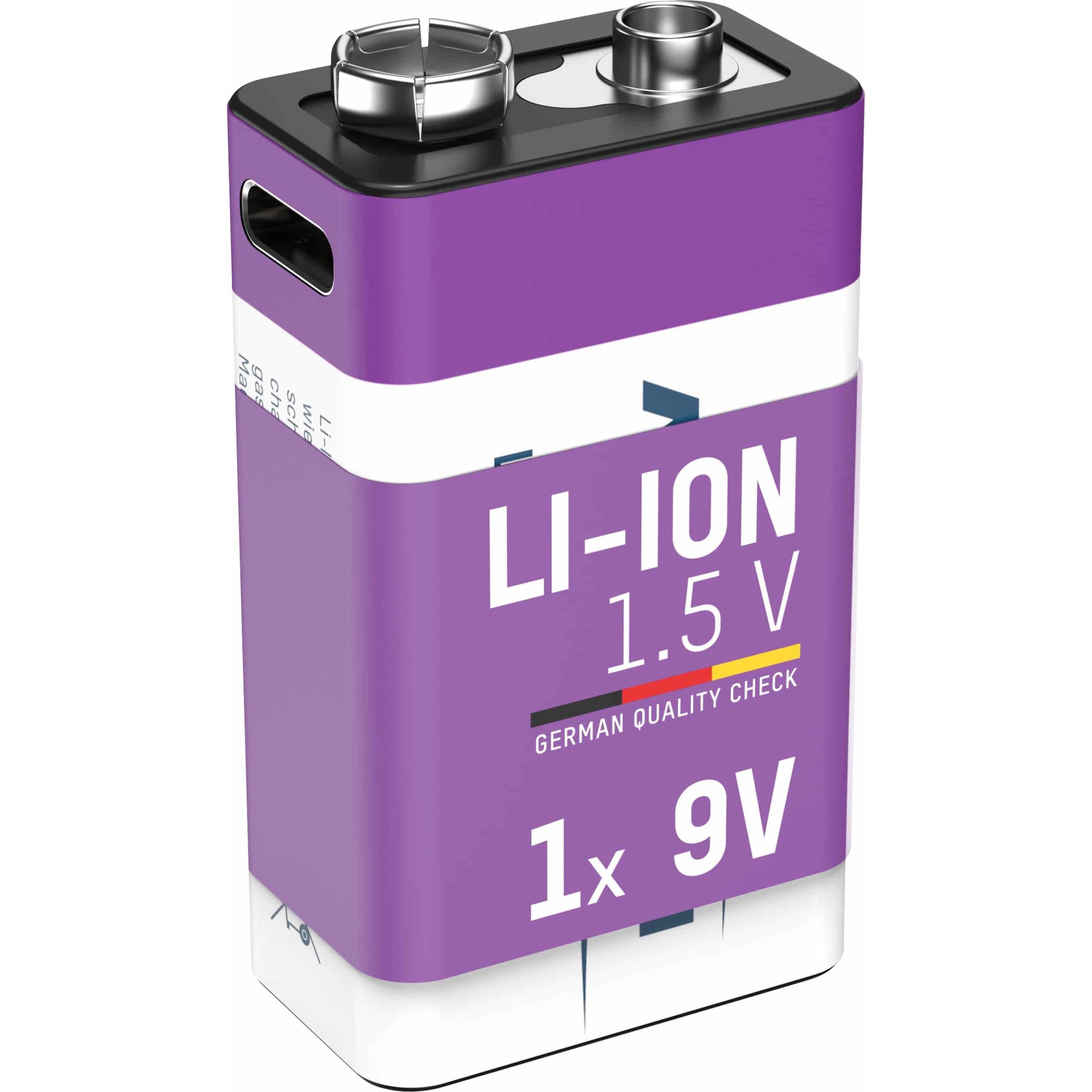 Ansmann Premium Rechargeable (1 Stk., 9V Block, 400 mAh), Batterien + Akkus