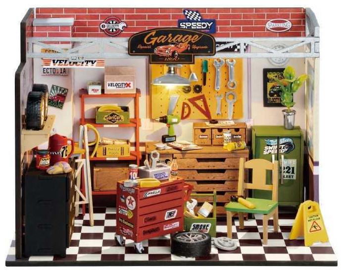 Actual product image Rolife Garage Workshop - Miniature house