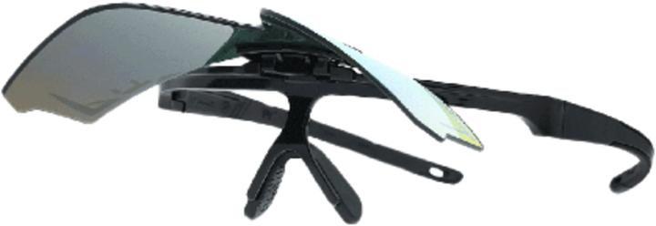 Actual product image Pit Viper The Flip-Offs The Mystery (Black, Rainbow Revo Mirror)