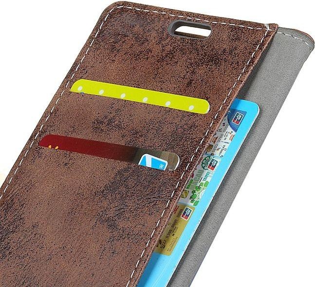 Produktbild MU Style Vintage Leder Bookcover Series (Xiaomi Redmi 6)