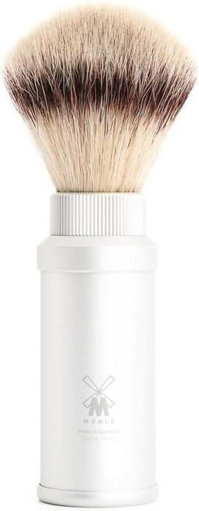 Actual product image Mühle Travel shaving brush, Silvertip Fibre®, HANDCRAFTED, anodised handle (Shaving brush)