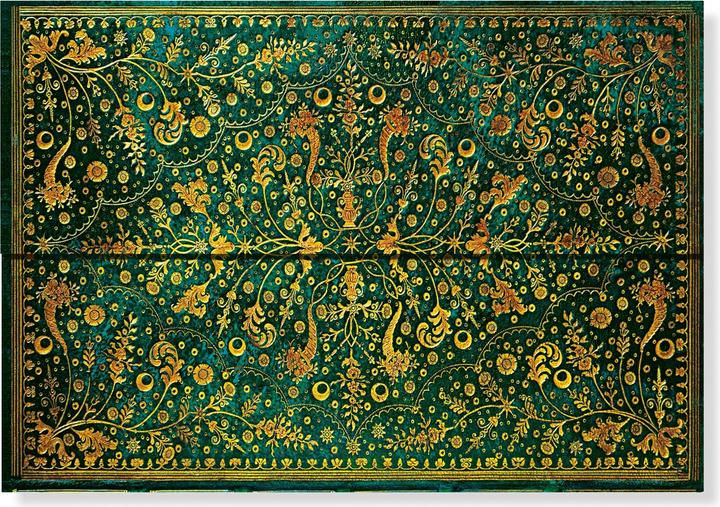 Actual product image Paperblanks Document Folders - Emerald Flower - Document Folder -