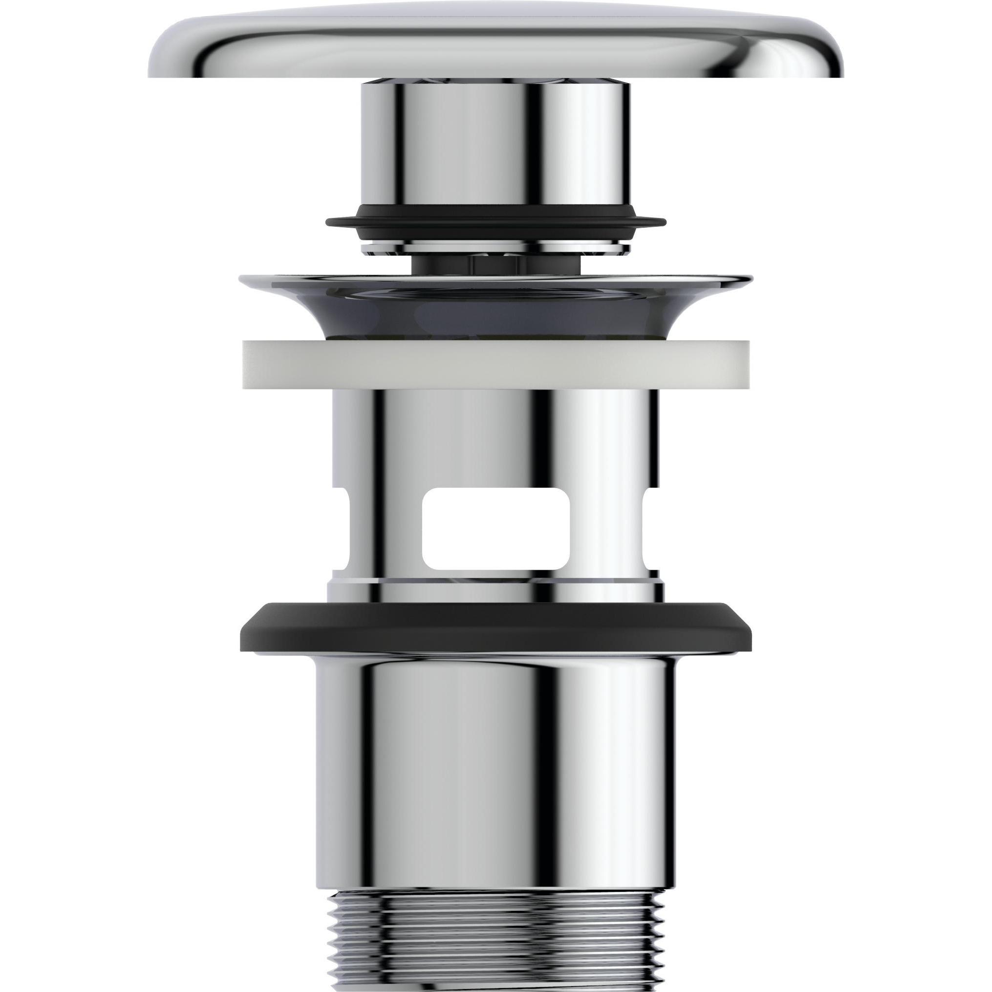 Ideal Standard, Zubehör Sanitärinstallation, IDS Push-Open-Ventil STRADA II AquaBlade chrom quadratisch
