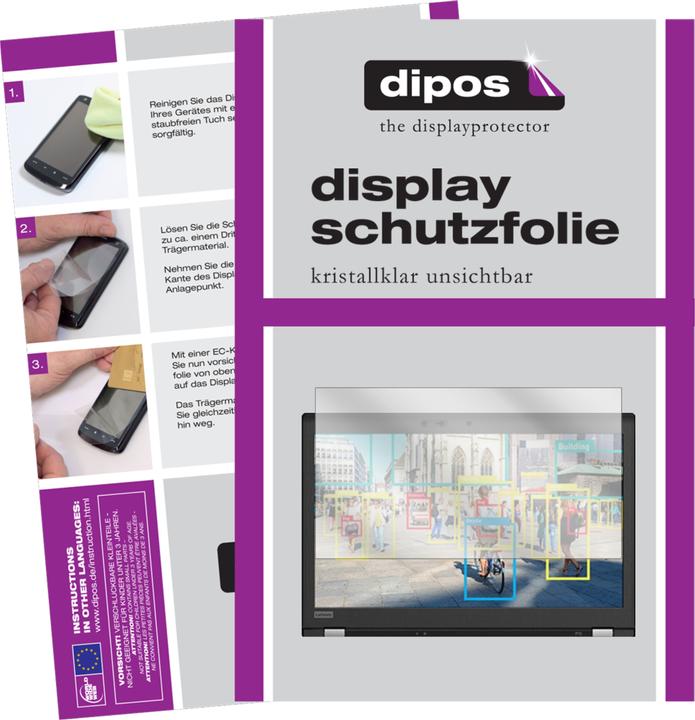 Produktbild Dipos Displayschutzfolie Crystalclear (2 Stück, ThinkPad P72)