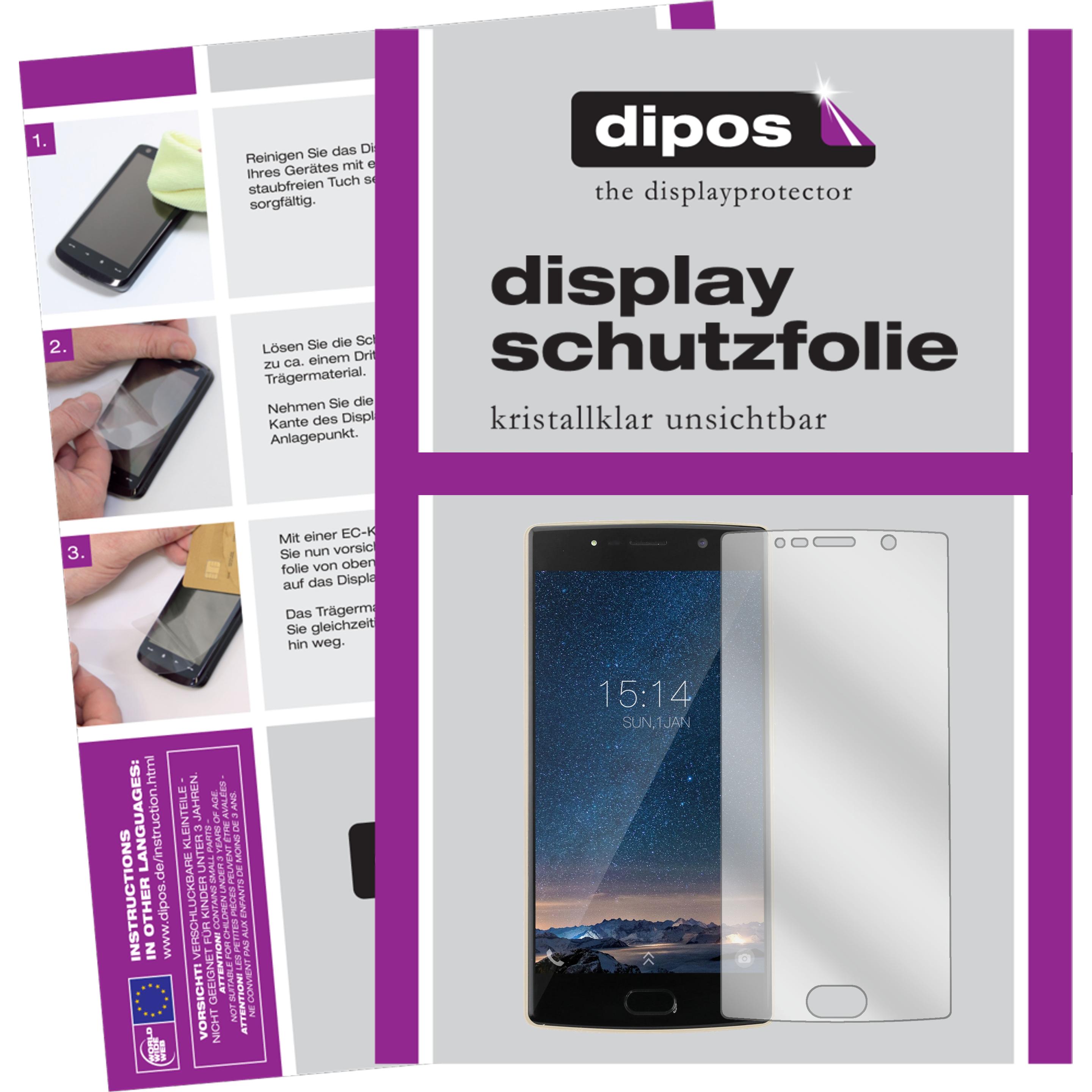 Dipos Displayschutzfolie Crystalclear (5 Stück, Doogee BL7000), Smartphone Schutzfolie, Transparent