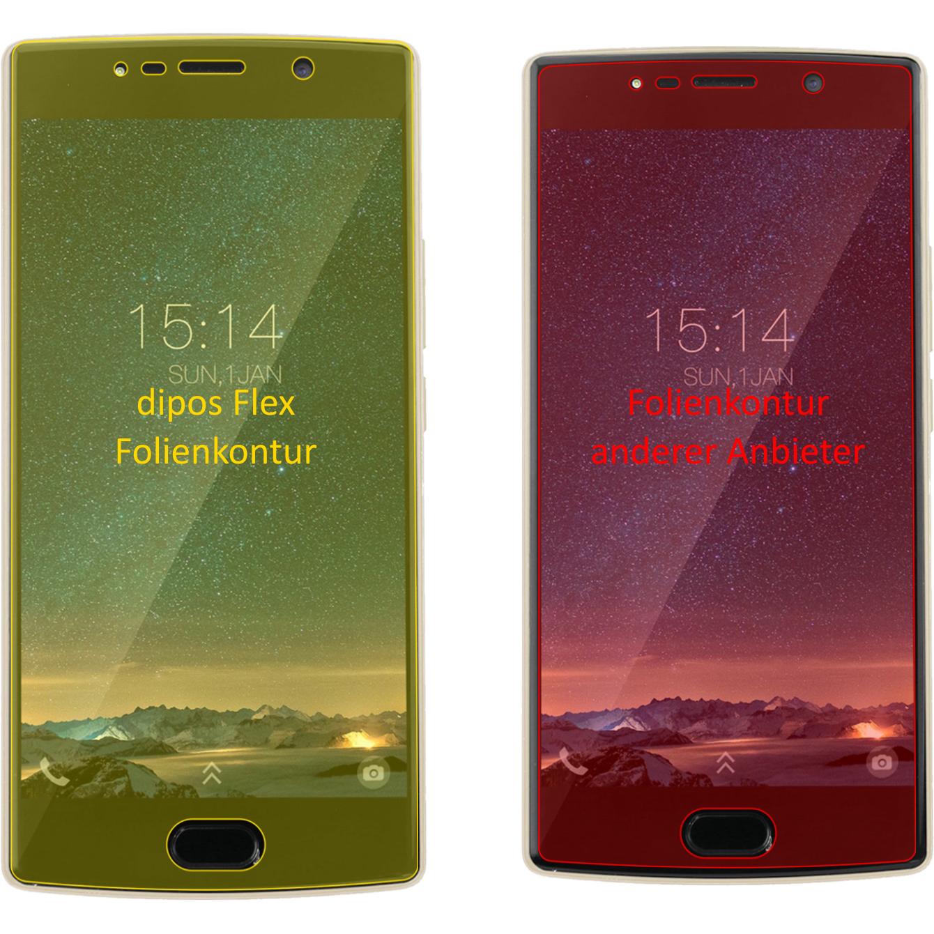 Thumbnail - Dipos Displayschutzfolie Full-Cover 3D (2 Stück, Doogee BL7000), Smartphone Schutzfolie, Transparent
