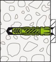 Produktbild Fischer Universald. UX Green 6x35 R WH K (4) (4 Stk.)